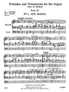 Preludes and Voluntaries for the Organ 3 von Eric Thiman 