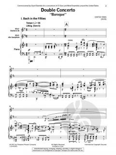 Double Concerto 'Baroque' von Carter Pann 