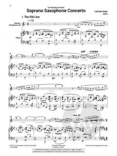 Soprano Saxophone Concerto von Carter Pann im Alle Noten Shop kaufen