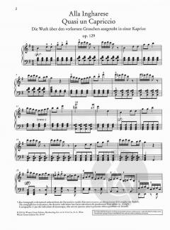 Die Wut über den verlorenen Groschen op. 129 von Ludwig van Beethoven 