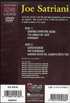 Joe Satriani Legendary Licks 2DVD von Joe Satriani 
