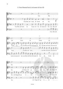 Weihnachtslieder zu vier Stimmen von Johann Sebastian Bach (Download) 
