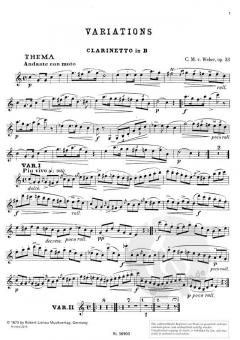 Variationen op. 33 von Carl Maria von Weber (Download) 
