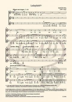 Leánykérö BB 111a von Béla Bartók 