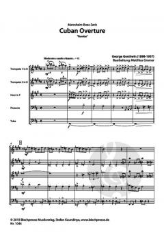 Cuban Overture von George Gershwin 