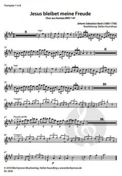 Jesu bleibet meine Freude' aus BWV 147 von Johann Sebastian Bach 