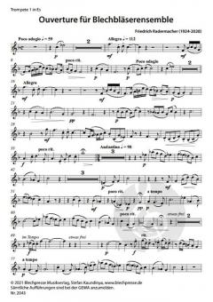 Ouverture  von Friedrich Radermacher 