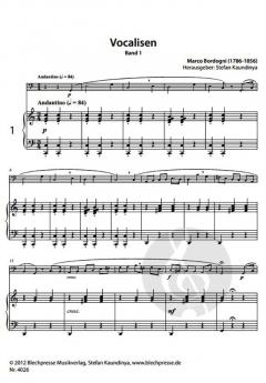 Vocalisen (Klavierbegleitung) Band 1 von Marco Bordogni im Alle Noten Shop kaufen