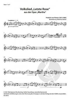 Letzte Rose von Friedrich von Flotow 