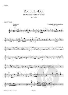 Rondo B-Dur von Wolfgang Amadeus Mozart 