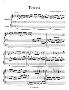 Toccata e-Moll op. 23 von Heinrich Reimann 