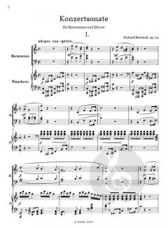 Konzertsonate C-Dur op. 24 von Richard Bartmuß 
