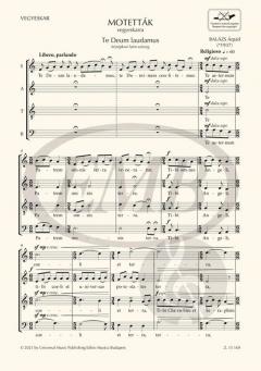 Motettak von Balázs Árpád 