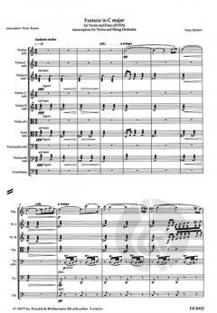 Fantasie für Violine und Klavier D934 von Franz Schubert 