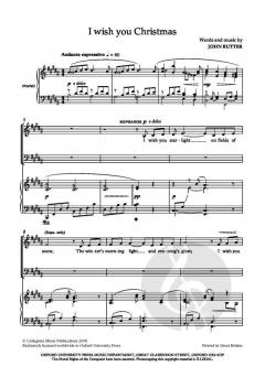 I Wish You Christmas von John Rutter (Download) 