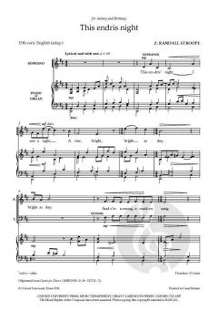 This endris night von Z. Randall Stroope (Download) 