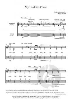 My Lord Has Come von Will Todd (Download) 