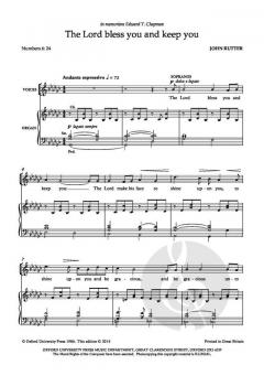 The Lord Bless You And Keep You von John Rutter (Download) 