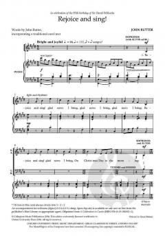 Rejoice and sing! von John Rutter (Download) 