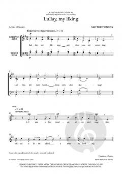 Lullay, my liking von Matthew Owens (Download) 