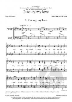Rise Up, My Love von Howard Skempton (Download) 