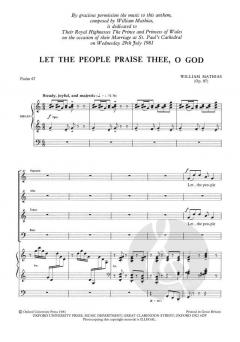 Let The People Praise Thee, O God von William Mathias (Download) 