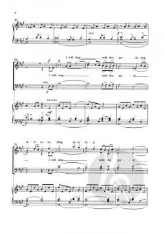 I will sing With The spirit von John Rutter (Download) 