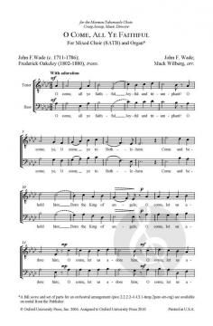 O Come, All Ye Faithful von Mack Wilberg (Download) 