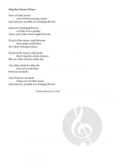 Sing the Colour of Peace von Bob Chilcott (Download) 