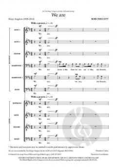 We are von Bob Chilcott (Download) 