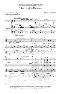 A Prayer of St Columba von Cecilia McDowall (Download) 