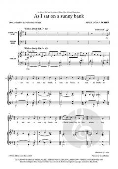 As I sat on a sunny bank von Malcolm Archer (Download) 