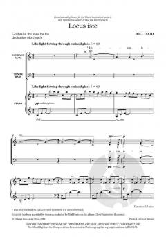 Locus iste von Will Todd (Download) 