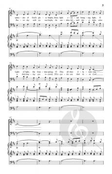 O splendor of God's glory bright von Mack Wilberg (Download) 