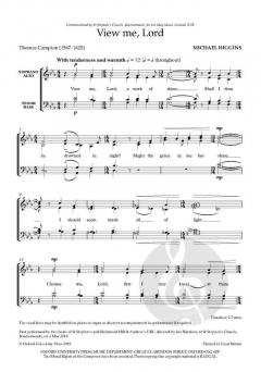View me, Lord von Michael Higgins (Download) 