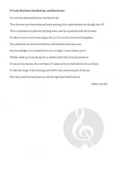 O Lord, thou hast searched me, and known me von Bob Chilcott (Download) 