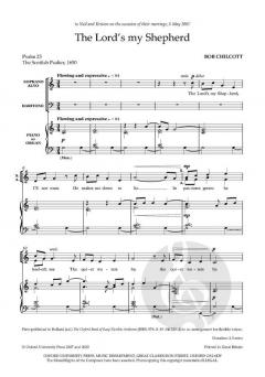 The Lord's my Shepherd von Bob Chilcott (Download) 