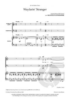 Wayfarin' Stranger von Reginald Unterseher (Download) 