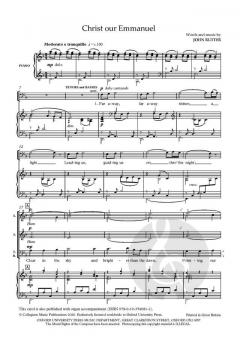 Christ our Emmanuel von John Rutter (Download) 