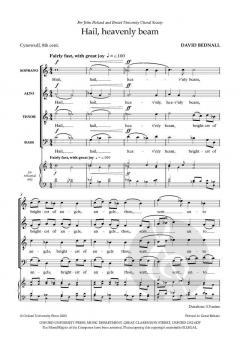 Hail, heavenly beam von David Bednall (Download) 
