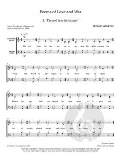 Poems of Love and War von Howard Skempton (Download) 