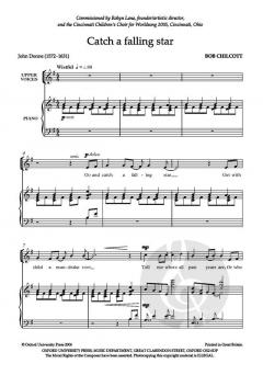 Catch a falling star von Bob Chilcott (Download) 