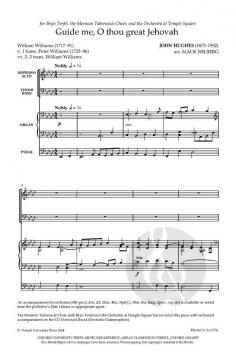 Guide Me, O Thou Great Jehovah von Mack Wilberg (Download) 