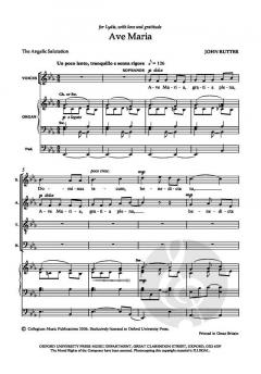 Ave Maria von John Rutter (Download) 