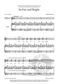 So Fair and Bright von Bob Chilcott (Download) 