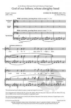 God Of Our Fathers, Whose Almighty Hand von Mack Wilberg (Download) 