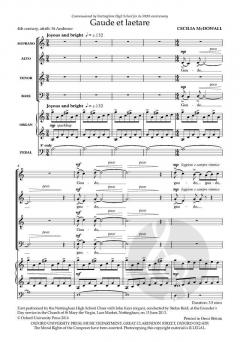 Gaude et laetare von Cecilia McDowall (Download) 