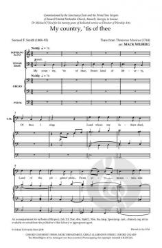 My country, 'tis of thee von Mack Wilberg (Download) 