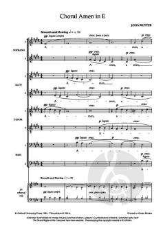 Three Choral Amens von John Rutter (Download) 