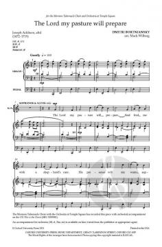 The Lord My Pasture Will Prepare von Mack Wilberg (Download) 
